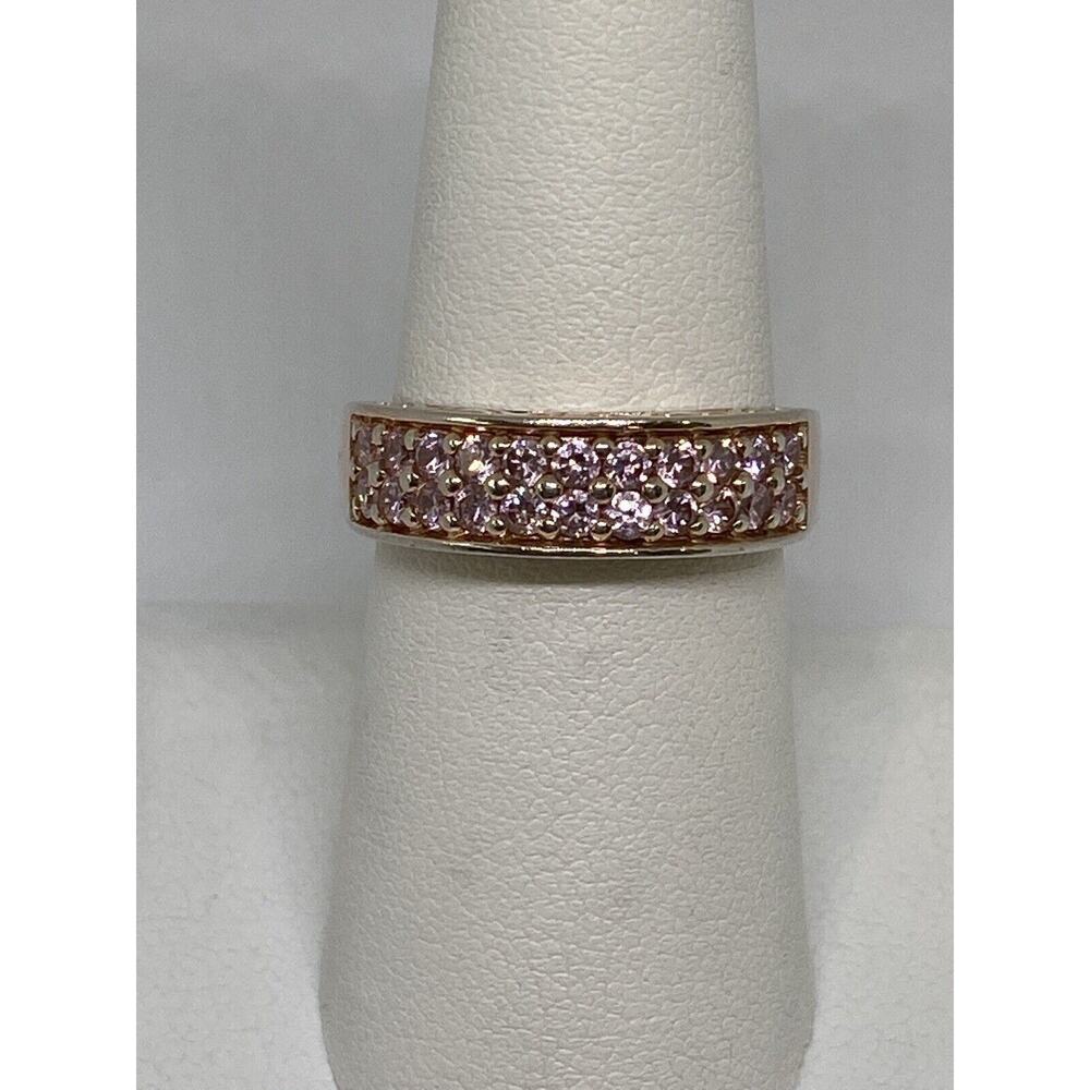 925 Sterling Silver CZ Ring Size 7.5